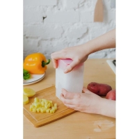 Овощерезка, 10&times;8&times;13,5 см, цвет белый