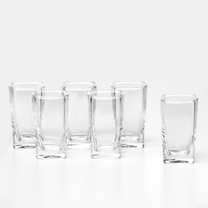 Набор стеклянных стопок, 50 мл Набор стеклянных стопок, 50 мл