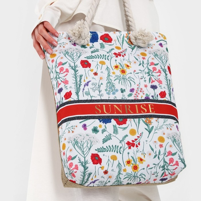 Сумка женская пляжная Сумка женская пляжная "Sunrise", 35х40 см