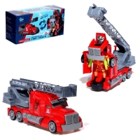 Робот &laquo;Пожарный&raquo;, трансформируется, стреляет водой, световые и звуковые эффекты