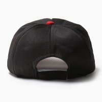 Кепка детская MINAKU "Happy", цв. черный, р-р 46-48 Кепка детская MINAKU "Happy", цв. черный, р-р 46-48