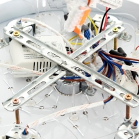 Люстра "Эмилия" 7х40Вт Е27 с пультом, цвет хром 41х41х19 см Люстра "Эмилия" 7х40Вт Е27 с пультом, цвет хром 41х41х19 см