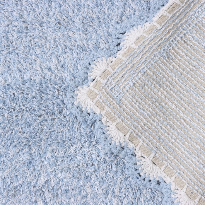 Коврик для дома Доляна &laquo;Тэя&raquo;, 50&times;80 см, цвет голубой