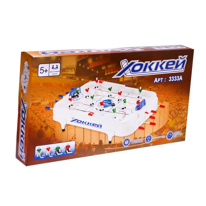 Настольный хоккей &laquo;Матч&raquo;, объёмные игроки, от 2 игроков, 5+