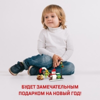 Конструктор &laquo;Новогодние истории&raquo;, снеговик, 74 детали