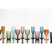 Бокал из стекла Magistro &laquo;Ла-Манш&raquo;, 250 мл, 8&times;15,5 см, цвет янтарный