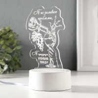 Светильник "Будущая победа" LED RGB от сети RISALUX