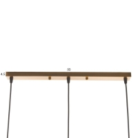 Светильник BayerLux "Анетта" 3хЕ27 40Вт золото 16х50х23-123см