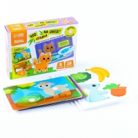 Развивающая игра на липучках &laquo;Изучаем животных. Кто что ест?&raquo;