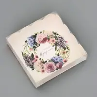 Коробка для печенья, &laquo;Самой прекрасной&raquo;, 12&times;12&times;3 см