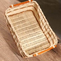 Корзина плетеная 30x22x11 см, ротанг