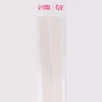 Набор пилок для ногтей на деревянной основе, прямые, 180 грит, 18 см, 2 шт.