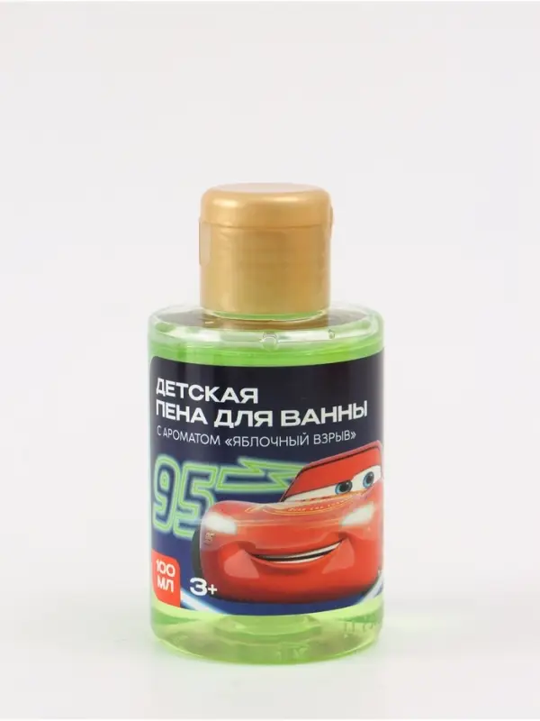 Детская пена для ванны, аромат яблочный взрыв, 100 мл, Машинка