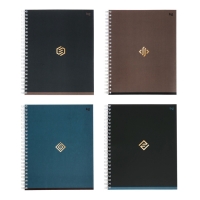 Тетрадь 48 листов, в клетку, на гребне "Моноколор.Классика", обложка мелованный картон, вд-лак, МИКС