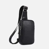 Сумка-слинг на молнии, цвет чёрный