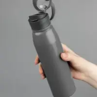 Бутылка для воды Billy Gym, матовая серая