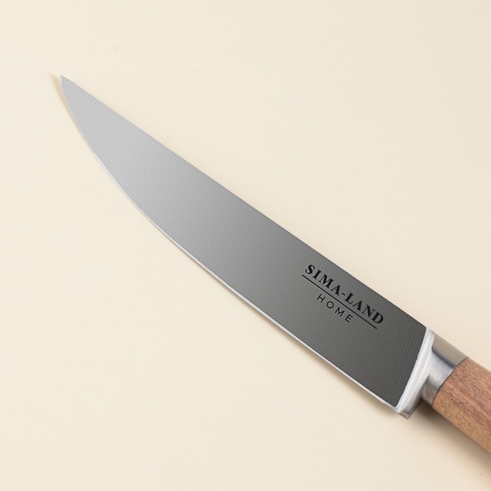 Нож кухонный универсальный SL Home &laquo;Калабрия&raquo;, нержавеющая сталь, 12,5 см, бежевый