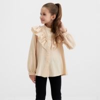 Блузка для девочки MINAKU цвет светло-бежевый, рост 146 см Блузка для девочки MINAKU цвет светло-бежевый, рост 146 см