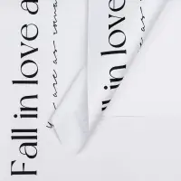 Пленка для цветов матовая, &laquo;Любовь&raquo;, 58&times;58 см, белый