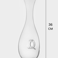 Декантер для вина Magistro &laquo;Рислинг&raquo;, 1,1 л, 15,5&times;10&times;36 см, стекло, прозрачный