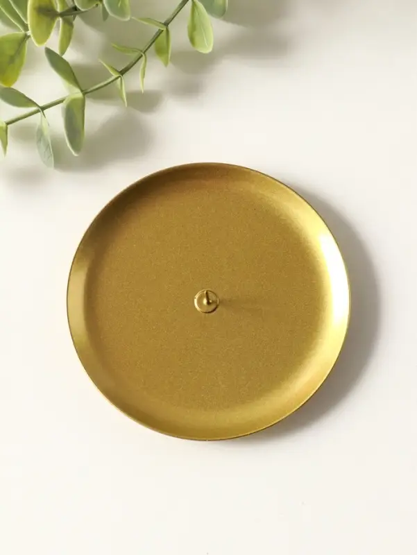 Подсвечник "Чашка" на 1 свечу, 10 см, золото