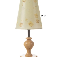 Лампа настольная BayerLux ЭКО "Сол" 1х40Вт Е27 светло-коричневый 20х20х45см