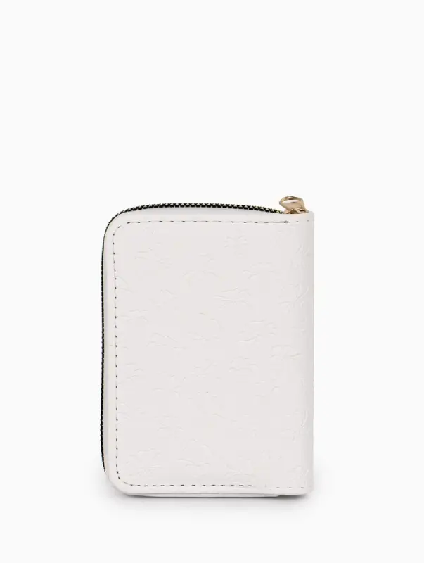 Кошелек жен 07-01-01 Июнь2526, 13*2*9 см, 2 отд+отд/молн, д/карт, белый