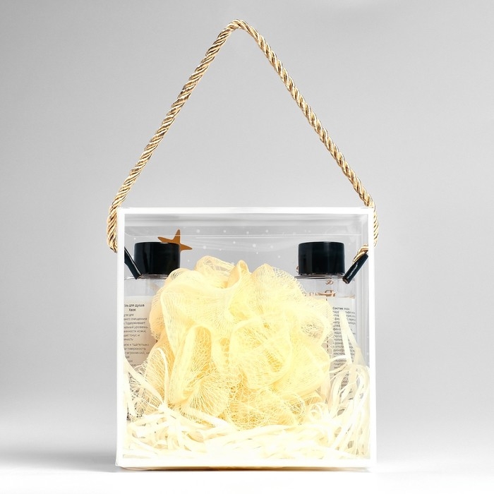 Новогодний подарочный набор косметики &laquo;Новый год у ворот&raquo; для душа и ванны, золотая серия