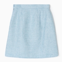 Юбка женская твидовая MIST р. 48, голубой