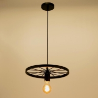 Светильник BayerLux 1251/1BK E27 40Вт черный 30х30х10-110 см