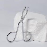 Пинцет в форме ножниц, изогнутый, 8 см, цвет серебристый Пинцет в форме ножниц, изогнутый, 8 см, цвет серебристый
