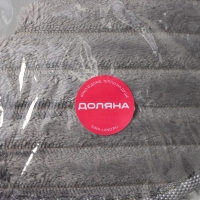 Чехол на сиденье для унитаза на липучках Доляна &laquo;Плюша&raquo;, 37&times;42 см, цвет МИКС