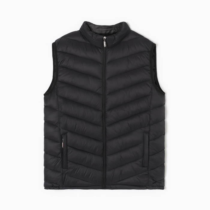 Жилет мужской на молнии MIST, р.56, черный