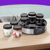 Йогуртница электрическая с таймером и баночками КТ-6295