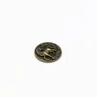 Монета новогодняя металлическая латунь &laquo;Монета прибыли&raquo; 2.5 см в подарочной коробке