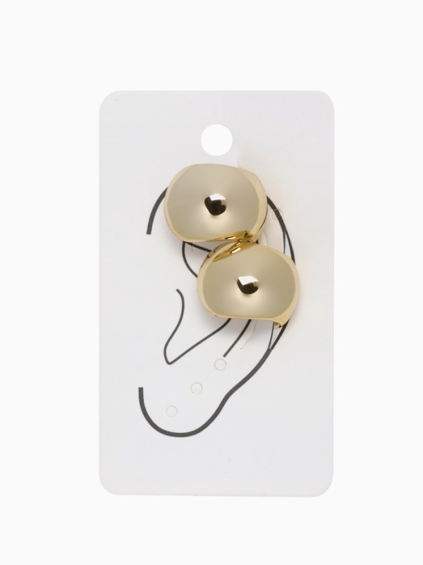 Серьги &laquo;Каффы&raquo; набор 2 шт, объёмные, цвет золото