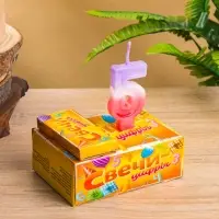 Свеча цифра "5" 8х3,75х1 см