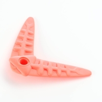 Бумеранг "Рыбы" двойной, 14,5 см, коралловый Бумеранг "Рыбы" двойной, 14,5 см, коралловый