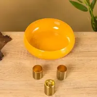 Подсвечник на 3 свечи на магнитах &laquo;Песок&raquo;, 13&times;13&times;4 см