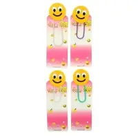 Закладка-скрепка большая &laquo;Смайл&raquo;, 11 см