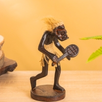 Сувенир &laquo;Абориген теннисист&raquo;, 8&times;8&times;18 +/- 2 см, дерево