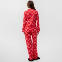 Пижама женская (рубашка и брюки) KAFTAN "Love" размер 52-54