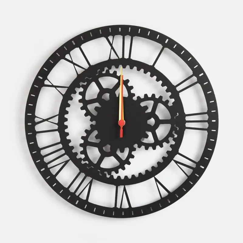 Часы &laquo;Ход времени&raquo;, черные