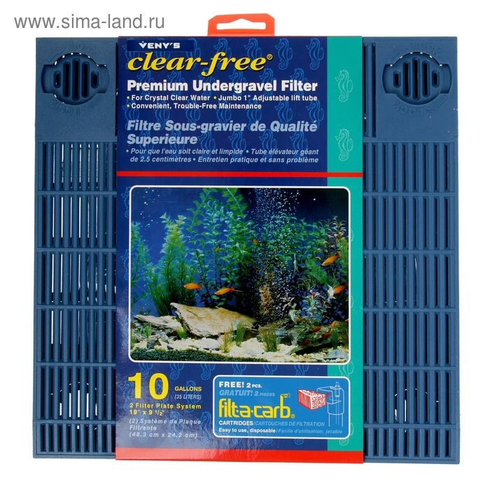 Донный фильтр, 48 х 24 см