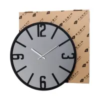 Часы настенные, интерьерные, бесшумные, d-40 см, металл с зеркалом