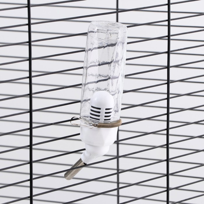 Поилка для грызунов, 80 мл, крепление-пружинка, белая Поилка для грызунов, 80 мл, крепление-пружинка, белая