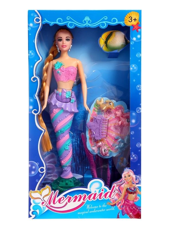 Кукла-русалка "Волна океана", МИКС