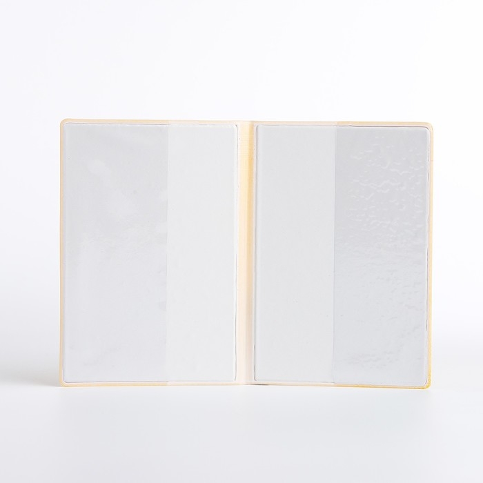 Обложка для паспорта, цвет жёлтый