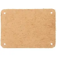 Лейбл кожаный Beta, XL, бежевый