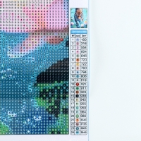 Алмазная мозаика с полным заполнением на холсте &laquo;Тигр в воде&raquo;, 40 х 50 см